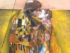 The Kiss by Klimt featuring Han & Leia